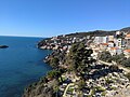 Vue de la ville d'Ulcinj depuis le château (Ouest)