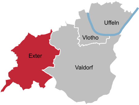 Vlotho Ortsteile Exter