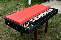 A Vox Continental organ which Kaye first acquired in the 1960s. Voxcontinental.jpg