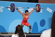 Deutsch: Gewichtheben bei den Olympischen Jugendspielen 2018; Tag 2, 10. Oktober 2018; Jungen 62 kg English: Weightlifting at the 2018 Summer Youth Olympics at 8 October 2018 – Boys' 62 kg