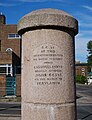 Epigraph on the 20th-century Brentford Monument in Brentford.