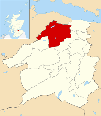 Linlithgow parish shown within West Lothian West Lothian UK parish map Linlithgow.svg