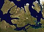 Спутниковая фотография острова Виктория