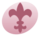 WikiProject Scouting fleur-de-lis pink.png