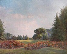 William Rixon - Wallflowers in the Park at Turkdean, Gloucestershire.jpg