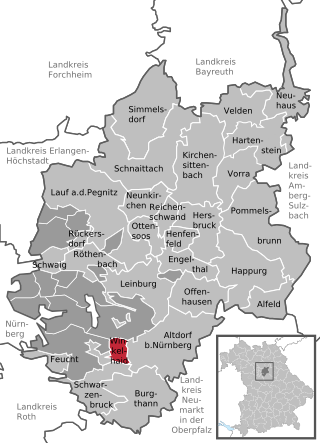 Läget för Winkelhaid i Landkreis Nürnberger Land