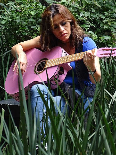 File:Woman Plays Guitar in Casa de Cultura de Coyoacan - Coyoacan - Mexico City - Mexico (15497048966).jpg