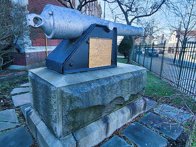 General Nathanial Woodhull Parrot rifle at P.S.35