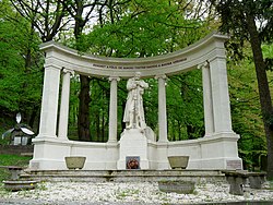 A temető I. világháborús emlékműve