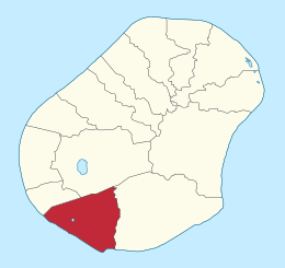 Location of Yaren in Nauru