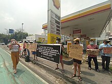 Transport and youth groups, together with SCMP, calling for economic aid and calling out against oil price hike and jeepney phaseout amidst COVID-19 pandemic. Youth and Transport groups vs Oil Price Hike and Jeepney Phaseout, calling for economic aid amidst COVID-19.jpg