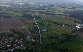 Kleine Röder (Black Elster) river in Germany