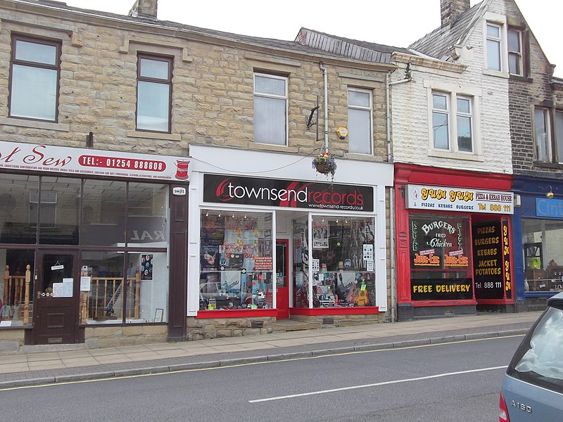 File:"Townsend Records" 30 Queen Street, Great Harwood, Blackburn, Lancashire BB6 7QQ - geograph.org.uk - 2519076.jpg