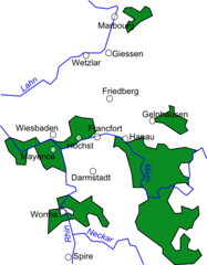 Mapa Elektoratu Moguncji
