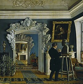 Քանդակագործ Իվան Վիտալին աշխատելիս (1841): Ռուսական պետական թանգարան