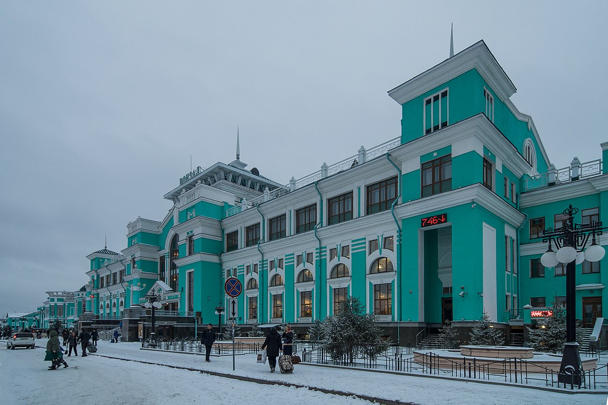 Омск жд вокзал фото