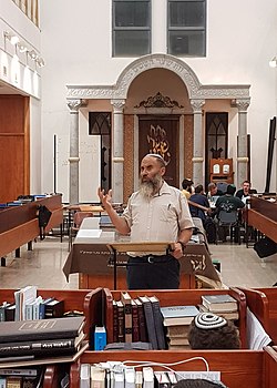 הרב רא"ם בשיעור בישיבת עתניאל