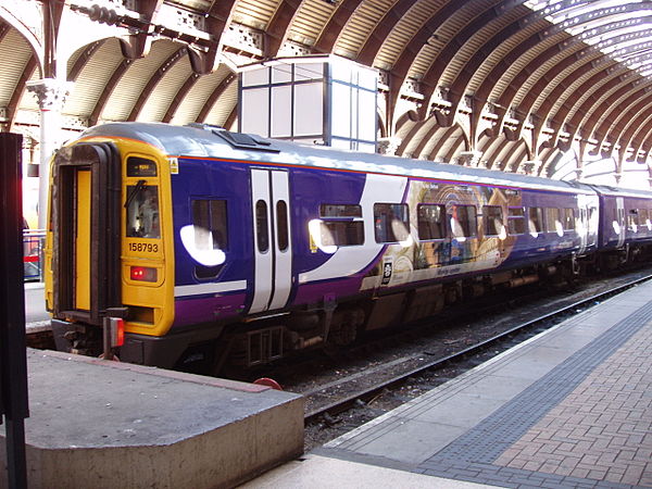 Northern Rail Class 158 at York station