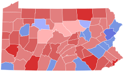 1894 Pennsylvania gubernur hasil pemilihan peta oleh county.svg