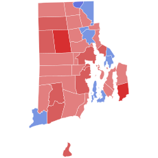 1958 Rhode Island gubernatorial election results map by municipality.svg