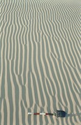 Wind ripples with dislocations in Sistan, Afghanistan