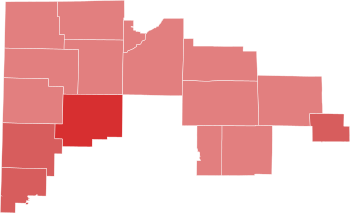 2007 Ohio's 5th congressional district special election results by county.svg