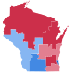 Wisconsin's results 2020 U.S. House elections in Wisconsin.svg