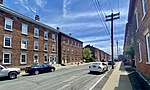 Thumbnail for File:20220508 - 01 - Cohoes, New York - Former company housing on Cataract Street, Harmony Mills Historic District.jpg