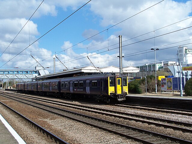First Capital Connect (ex. WAGN) Class 317 at Welwyn Garden City