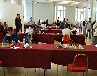Tournament hall at Liverpool's World Museum, 2008 4th EU Individual Open.JPG