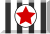 600px noir et blanc avec étoile rouge.svg