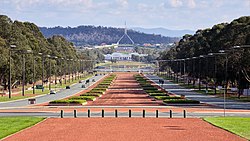 ANZAC Parade from the Australian War Memorial, Canberra ACT.jpg