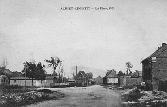 Achiet-Le-Petit: Géographie, Urbanisme, Toponymie