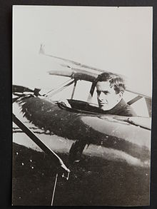 Adolf Schaedler, erster Flug mit SWS C1, 7. März 1919