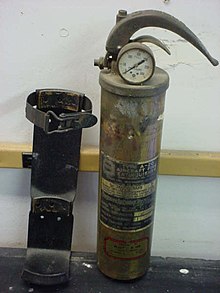 A 1950s US CBM fire extinguisher. Aircraft A-20 CBM.jpg