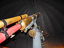 Refurbished Cooke of York telescope in Airdrie Public Observatory AirdrieObservatoryTelescope.jpeg