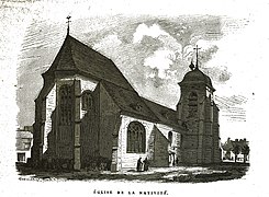 L'abside, XIXe siècle par Charles Fichot.