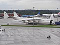 The An-225 at Manchester Airport in 2006