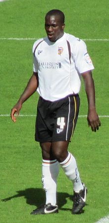 Anthony Griffith captained Montserrat during his time at Port Vale. Anthony Griffith3.JPG