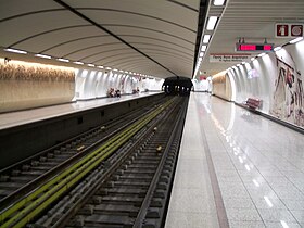 As plataformas da estação