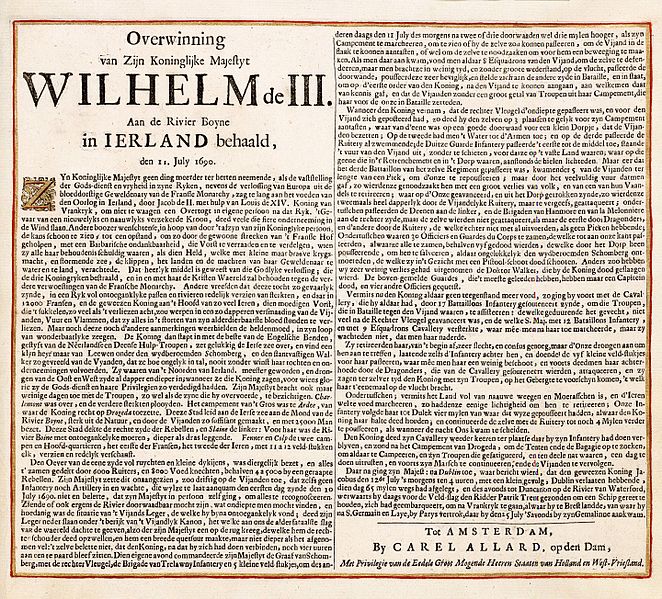 File:Atlas Van der Hagen-KW1049B11 052 1-Overwinning van Zijn Koninglijke Majesteyt WILHELM de III. Aan de Rivier Boyne in IERLAND behaald, den 11 July 1690.jpeg