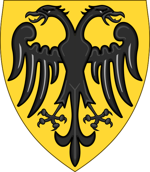 File:Attributed Coat of Arms of Frederick II, Holy Roman Emperor (or, double-headed eagle sable).svg