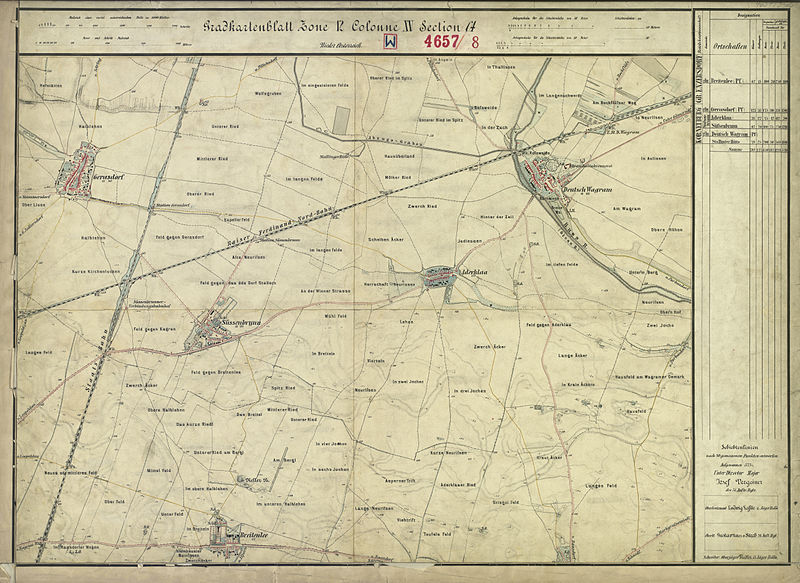 File:Aufnahmeblatt 4657-3d Gerasdorf, Süssenbrunn, Deutsch Wagram.jpg