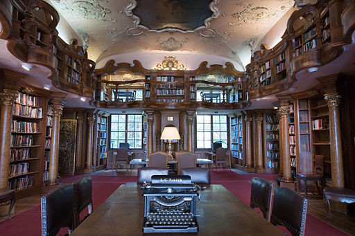 Austria - Schloss Leopoldskron Library - 2741