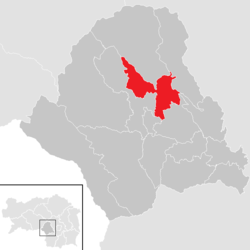 Bärnbach - Carte