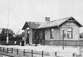 Вокзал Убах-Паленберг в 1900 году