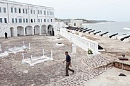 Cape Coast Barack Obama in Cape Coast Castle.jpg