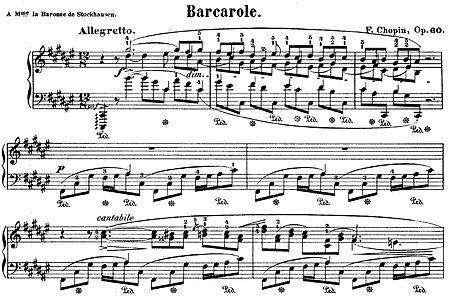 Barcarolle (Chopin)