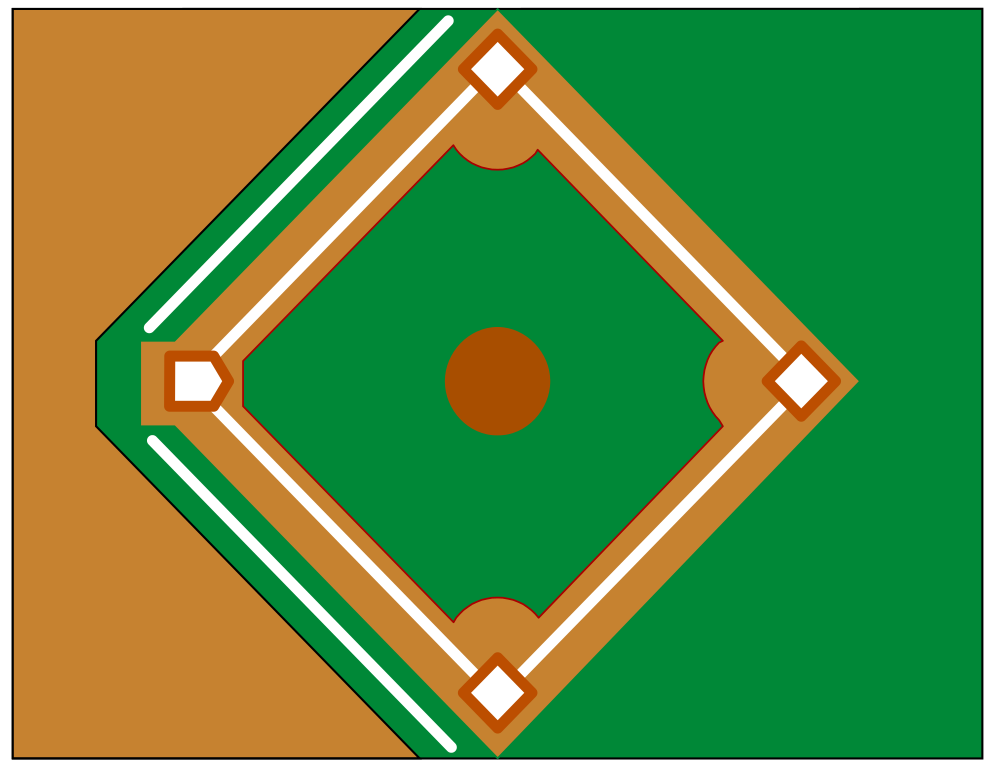 Download File:Baseball-diamond.svg - Wikimedia Commons