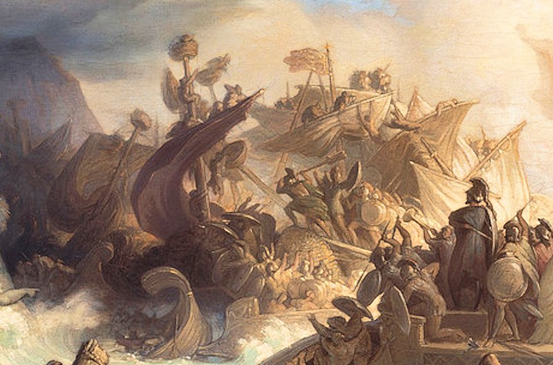 File:Battle of Salamis by Wilhelm von Kaulbach.jpg